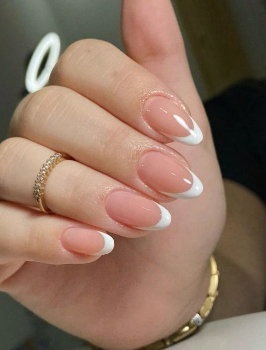 French tip Press On Nails